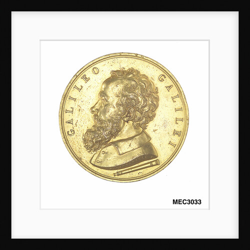 Commemorative medal depicting Galileo Galilei (1564-1642) by P. Cinganelli