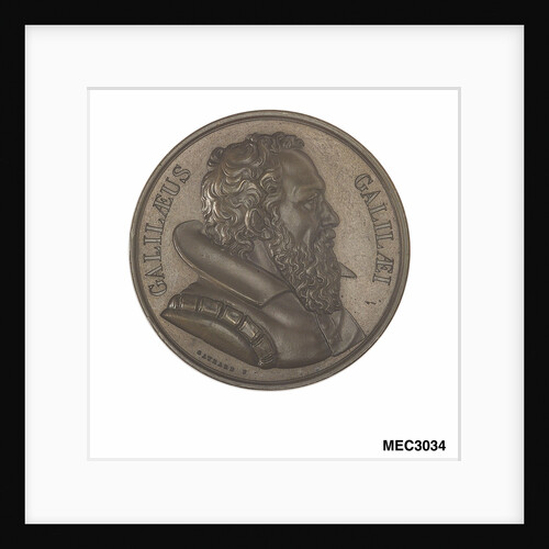 Commemorative medal depicting Galileo Galilei (1564-1642) by unknown