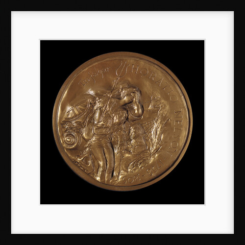 Medal commemorating Vice-Admiral Horatio Nelson (1758-1805) and Trafalgar by Ronald Searle