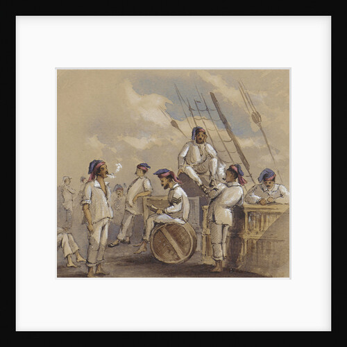 A group of gunners at rest by Edward Hovell Thurlow