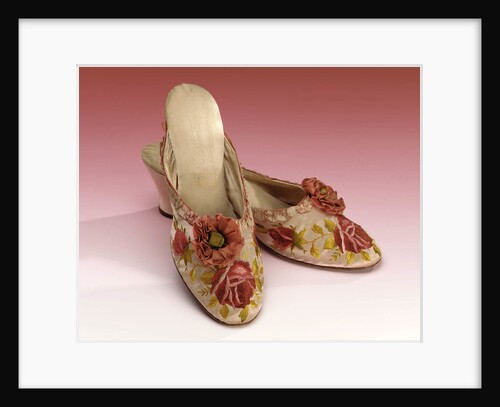 Pink slippers by unknown