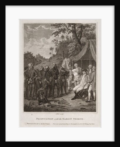 Pacification with the Maroon Negroes by Agostino Brunais