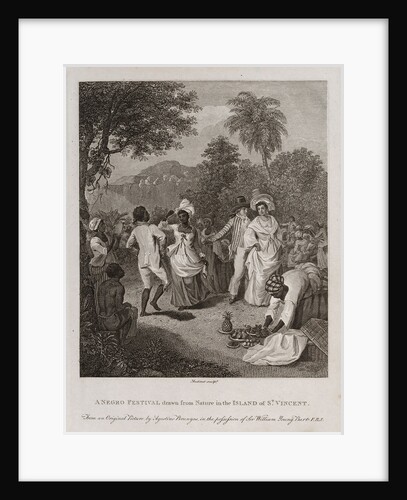 A Negro Festival drawn from Nature in the Island of St Vincent by Agostino Brunais