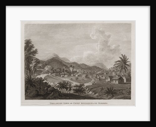 Trelawney Town, the Chief Residence of the Maroons by unknown