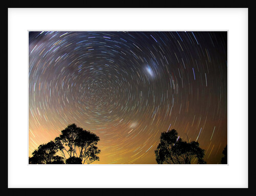 Star Trails Blue Mountains by Edward Dobosz