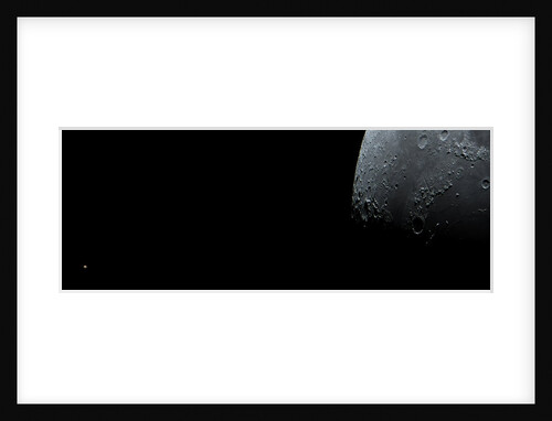 Mars Next to the Moon by Eric Toops