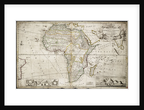 Map of Africa by Herman Moll