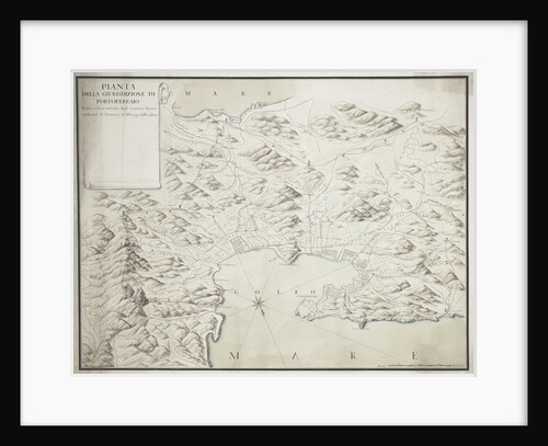 Map of Portoferraio on Elba by Anonymous