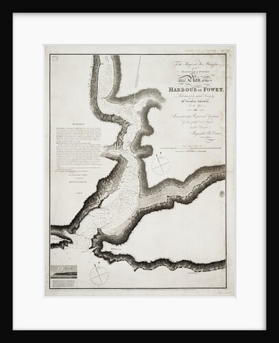 The harbour of Fowey, Cornwall by Hydrographical Office