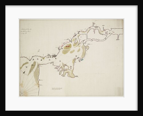 A sketch of the River Tagus from the Bar of Alcacova up to Coffin's Hole by Unknown