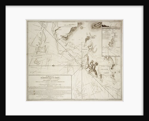 The road and harbour of St. John in the Island of Antigua by EH Columbine