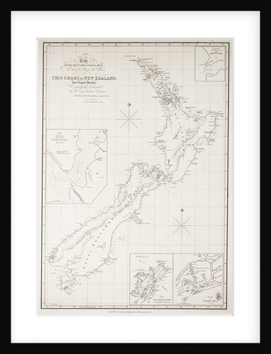 Chart of New Zealand by Thomas McDonnell