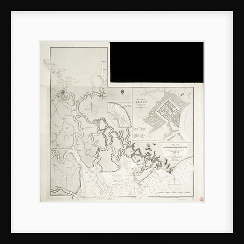 Map of Indochina by Great Britain. Admiralty. Hydrographic Office