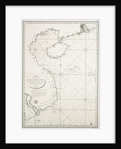 Carte d'une partie de la Mer de Chine dressee au Depot des Cartes et Plans de la Marine, sur les observations du Vice-Amiral Rosili, et publiee par ordre du Ministre. l'an 1798. by Depot Generale de la Marine
