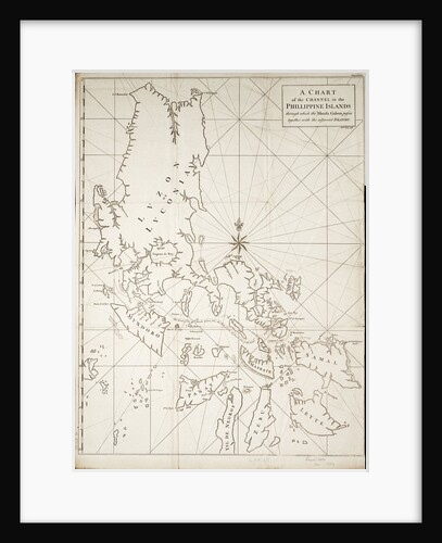 A chart of the channel in the Phillippine Islands through which the Manila Galeon passes together with the adjacent islands by RW Seale