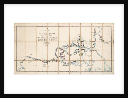 Chart showing the North West Passage discovered by Captain R. Le M. McClure, HMS 'Investigator' by E.A. Inglefield