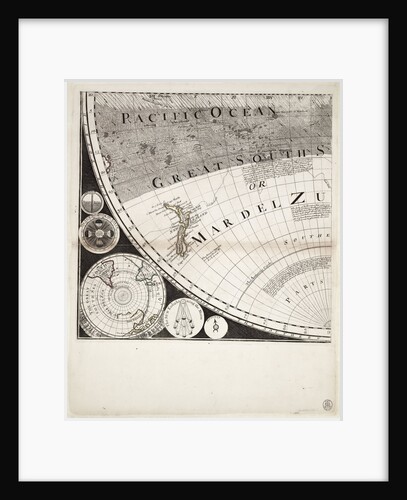 A new and correct map of the world (section) by Sayer & Bennett