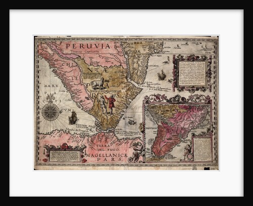 The southern tip of Peru, South America by Johannes Doetecum