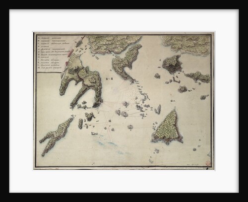 Plan of the taking of Barasound in Finland by unknown