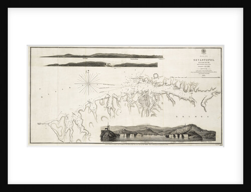 Black Sea Sevastopol Harbour from the Russian Survey of 1836 by unknown