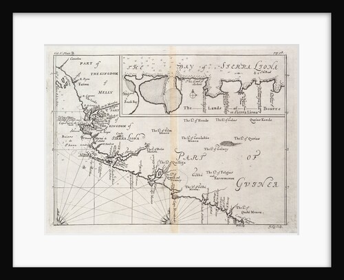 Chart of Sierra Leone, Africa by J. Kip