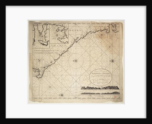 Chart of Gulf of Guinea, Africa by Gerard van Keulen