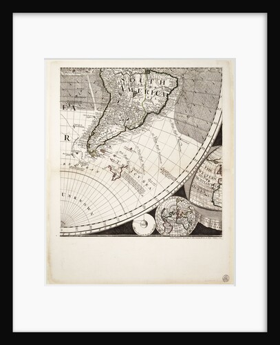 A new and correct map of the world (section) by Sayer & Bennett