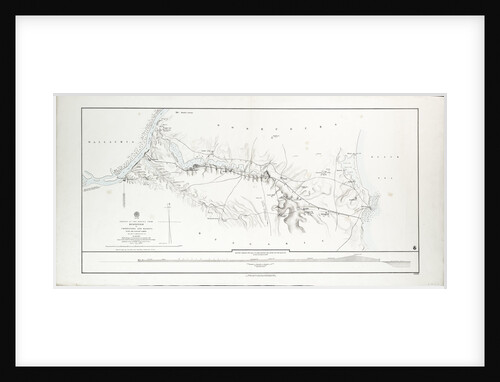 Sketch of the routes from Kustenjeh to Chernavoda and Rassova with the Karasu Lakes by Captain T. Spratt R.N. C.B. 24 July 1854 by Thomas A. B. Spratt