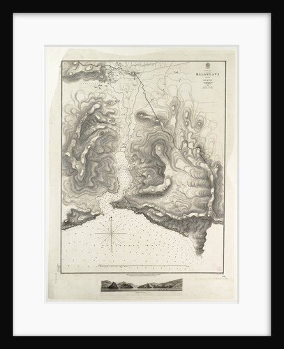 Balaklava Bay, Black Sea, surveyed by Commander Spratt of HMSV 'Spitfire', 1854 by Thomas Spratt