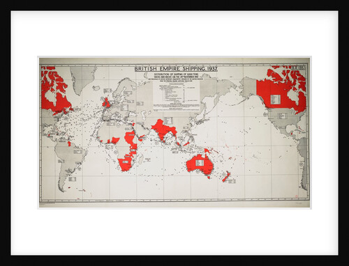British Empire shipping 1937: distribution of shipping of 3,000 tons gross and above on 24 November 1937 by Admiralty