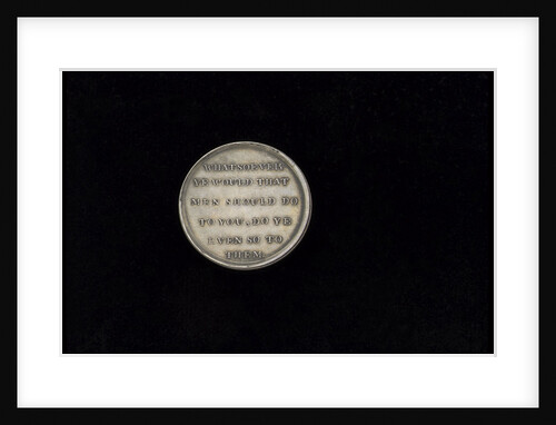 Anti-slavery medal by unknown