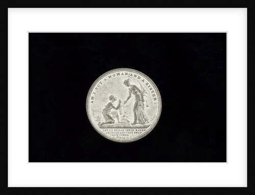 Commemorative medal (obverse): Slavery abolished by Great Britain, 1834 by Thomas Halliday