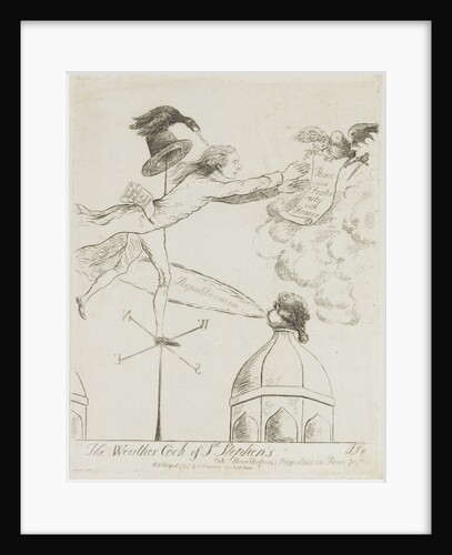 The weather cock of St. Stephen's by James Sayers