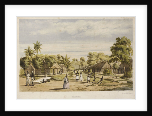 Slave plantation at Surinam, South America by unknown