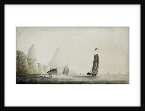 Shipping slaves off the Pitons, St. Lucia by Nicholas Pocock