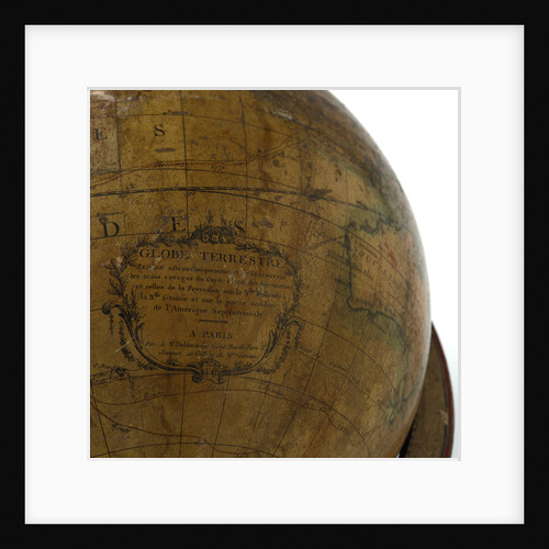 Cartouche in Indian Ocean by Charles-Francois Delamarche