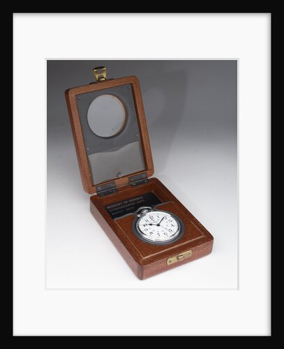 Deck watch in case by Hamilton Watch Co.