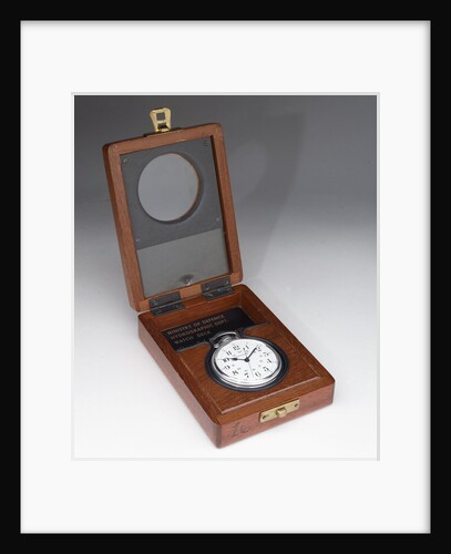 Deck watch in case by Hamilton Watch Co.