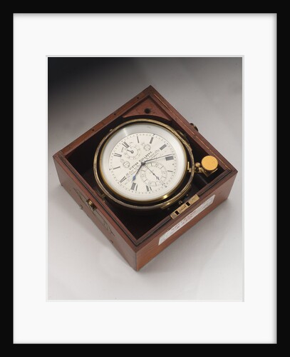 Marine chronometer in case by Victor Kullberg