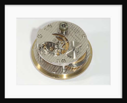 Marine chronometer, movement by Hamilton Watch Co.