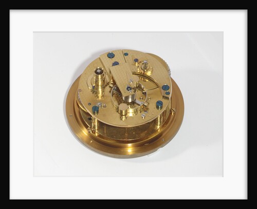 Marine chronometer, movement by Mercer