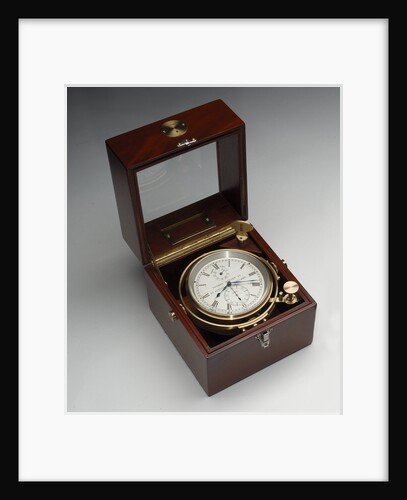 Marine chronometer in case by Mercer