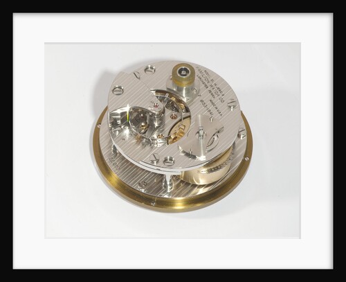 Marine chronometer, movement by Hamilton Watch Co.