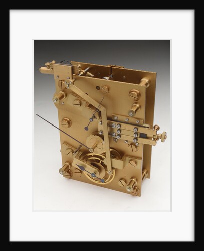 Astronomical regulator, movement front by Victor Kullberg