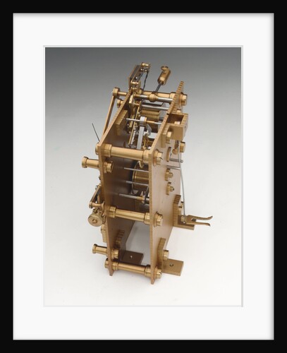 Astronomical regulator, movement back by Victor Kullberg