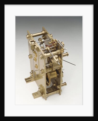 Astronomical regulator, movement back by Victor Kullberg