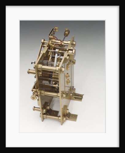 Astronomical regulator, movement back by Victor Kullberg