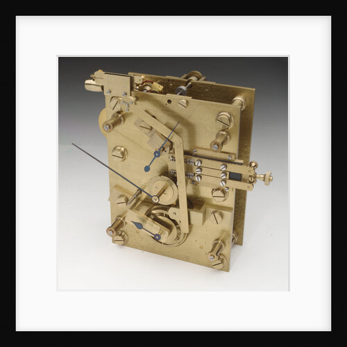 Astronomical regulator, movement front by Victor Kullberg
