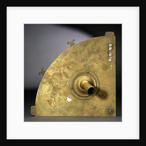 Reverse of Gunner's quadrant by Dominicus Lusuerg