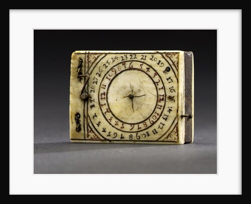 Diptych dial, leaf by Leonhard Andreas Karner